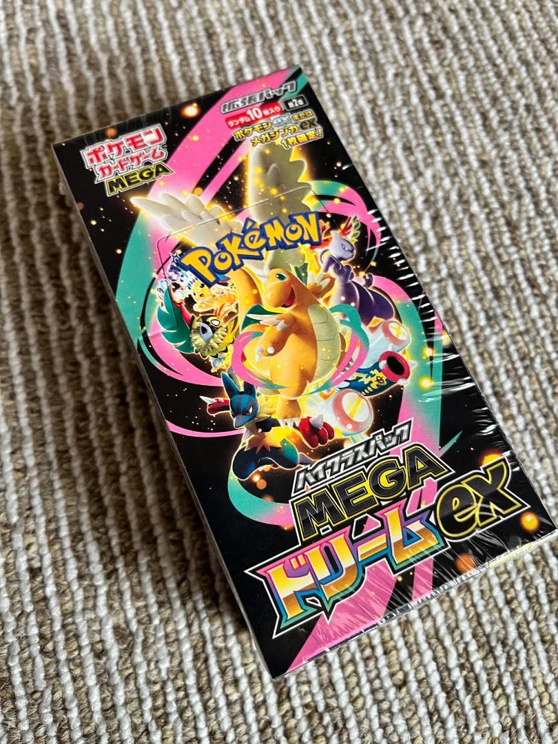 ポケカ　MEGA ドリームex シュリンクあり　1BOX