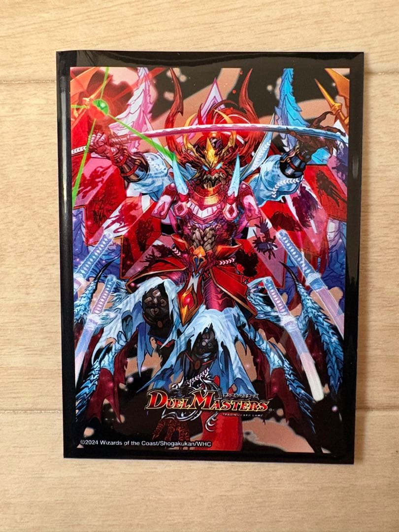 デュエマ　リースモモキングデッキ　調整パーツ　スリーブ付き