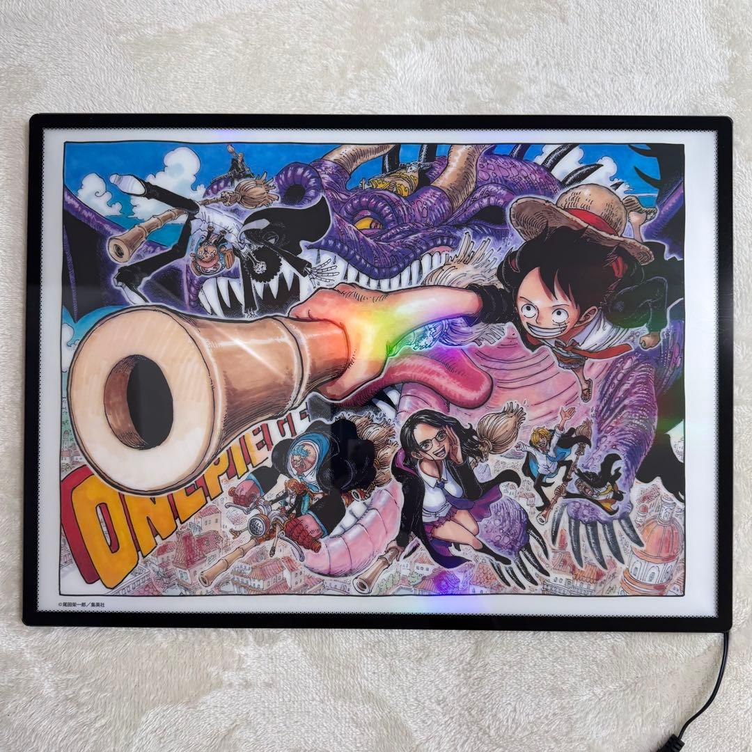 【新品】ワンピース ホログラムクリアポスター デザインB LEDパネル セット