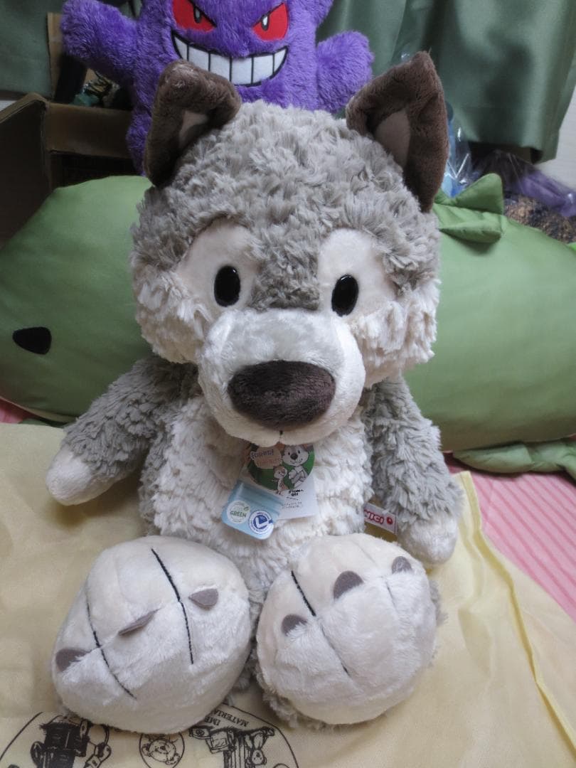 【廃盤貴重】NICI　ニキ　ウルフ　ウィニークラシックぬいぐるみ　50㎝！正規品