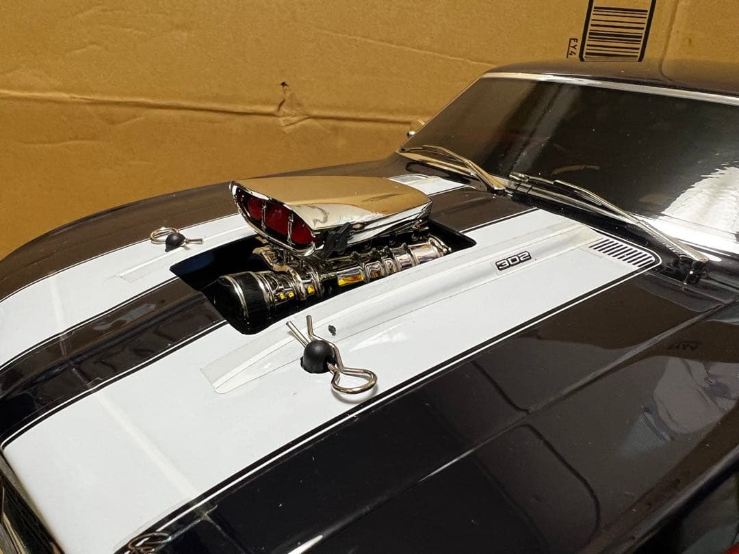 京商 Z28カマロ 550モーター カスタム塗装 LED プロポ付きセット安売り