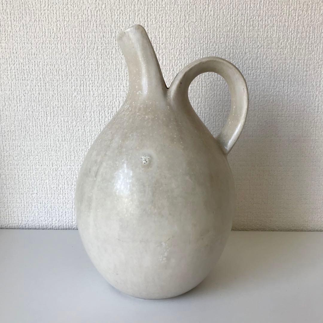 SAXBO 64 水差し 花器 アイボリー ニールセン デンマーク サックスボ