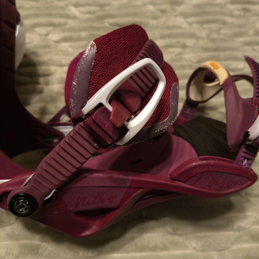 Nitro レディース ビンディング Poison 19-20 パープル