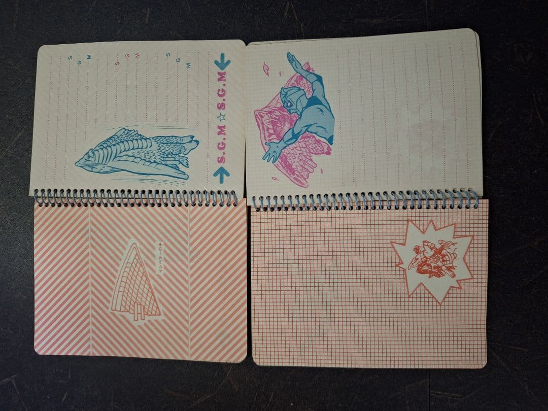 ミラーマンメモ帳 キャラクターイラスト付き 15点セット　個別販売可