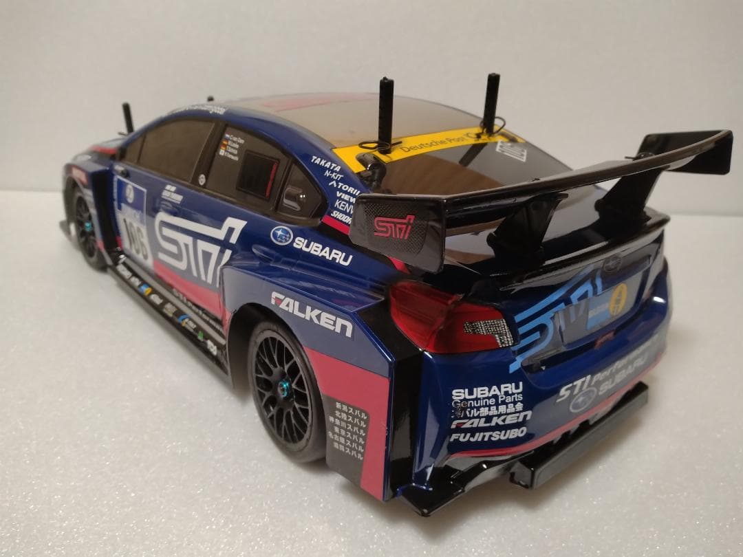 タミヤ　TT02シャーシ　WRXボディ付き