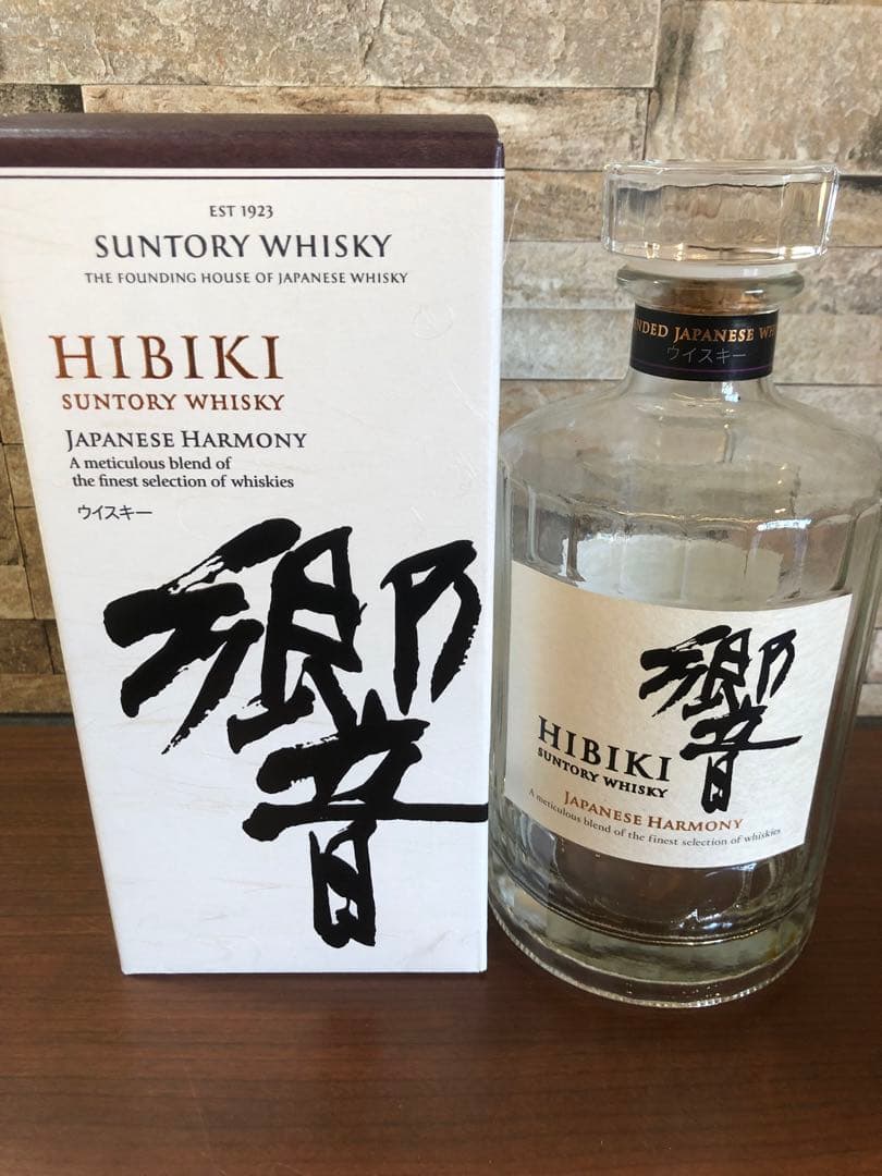 未洗浄！響ジャパニーズハーモニー 空き瓶12本セット　カートン付き