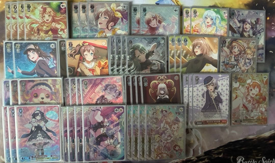 ヴァイスシュヴァルツ バンドリ デッキ 一部ホイル有り デッキパーツ付き