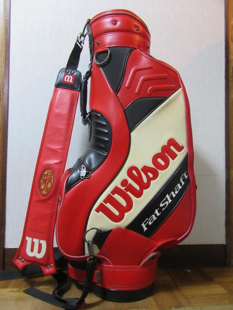 ★激レア コレクション★ウイルソン★FatShaft★3点式バック★レッド★