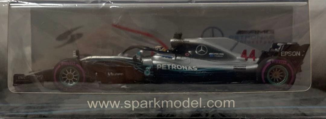 スパーク 1/43 メルセデスW09ハミルトン2018メキシコ4位WC