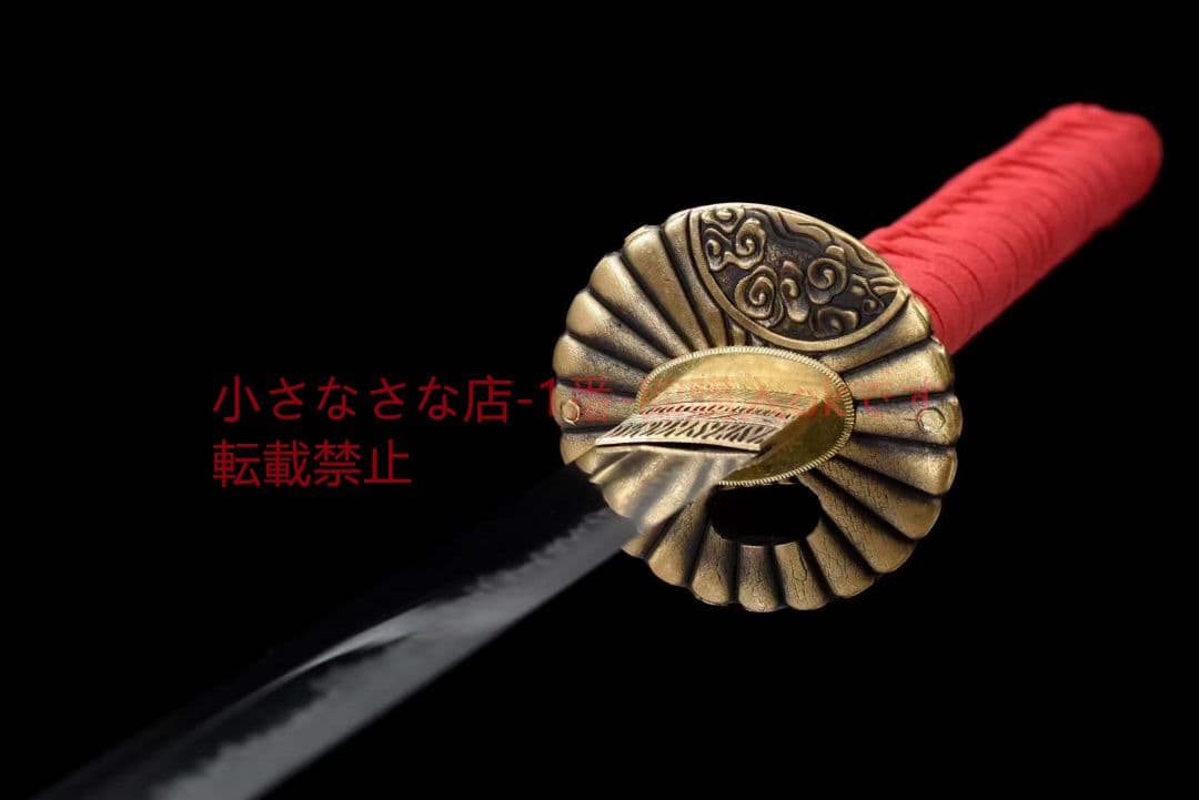 撥水紋研磨刃白地黒『虎嘯天魂』 古兵器 武具 刀装具 日本刀 模造刀 居合刀