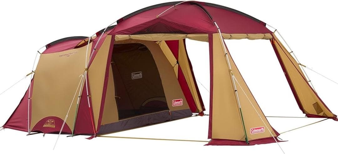 新品☆バーガンディ☆Colemanコールマン☆タフスクリーン２ルームハウステント