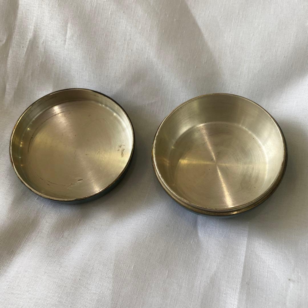 ボンボニエール 皇室 御下賜品 昭和４３年　新宮殿落成記念　棗型 鳳凰文 青銅