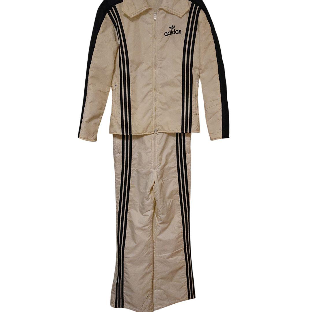 激レア 80s adidas DESCENTE製 3ストライプ セットアップ