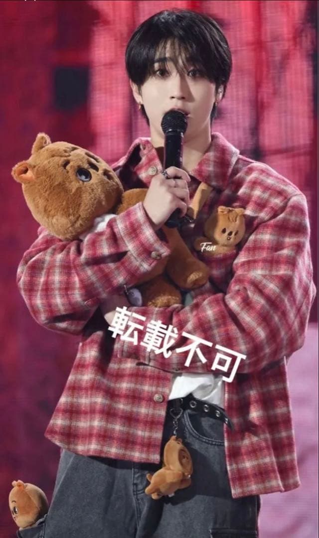 ハン plush bag マグネット lying シルバー キーリング