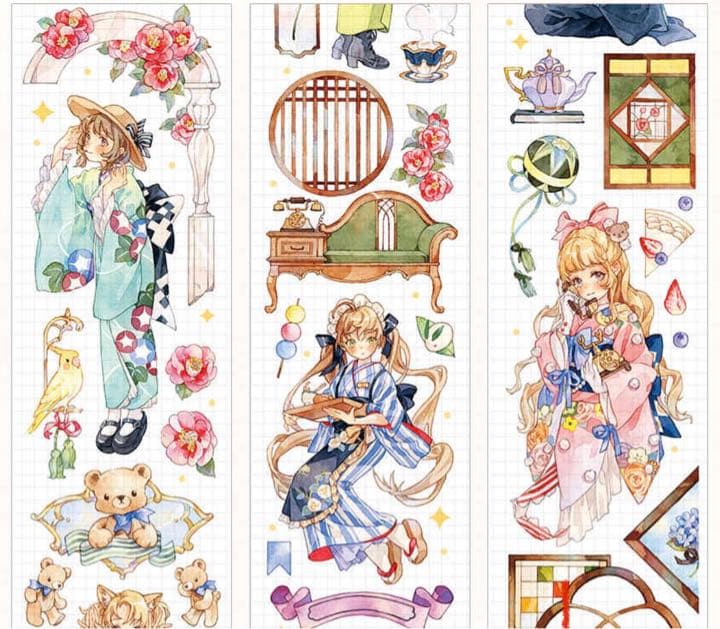 海外マスキングテープ 切り売り No.129