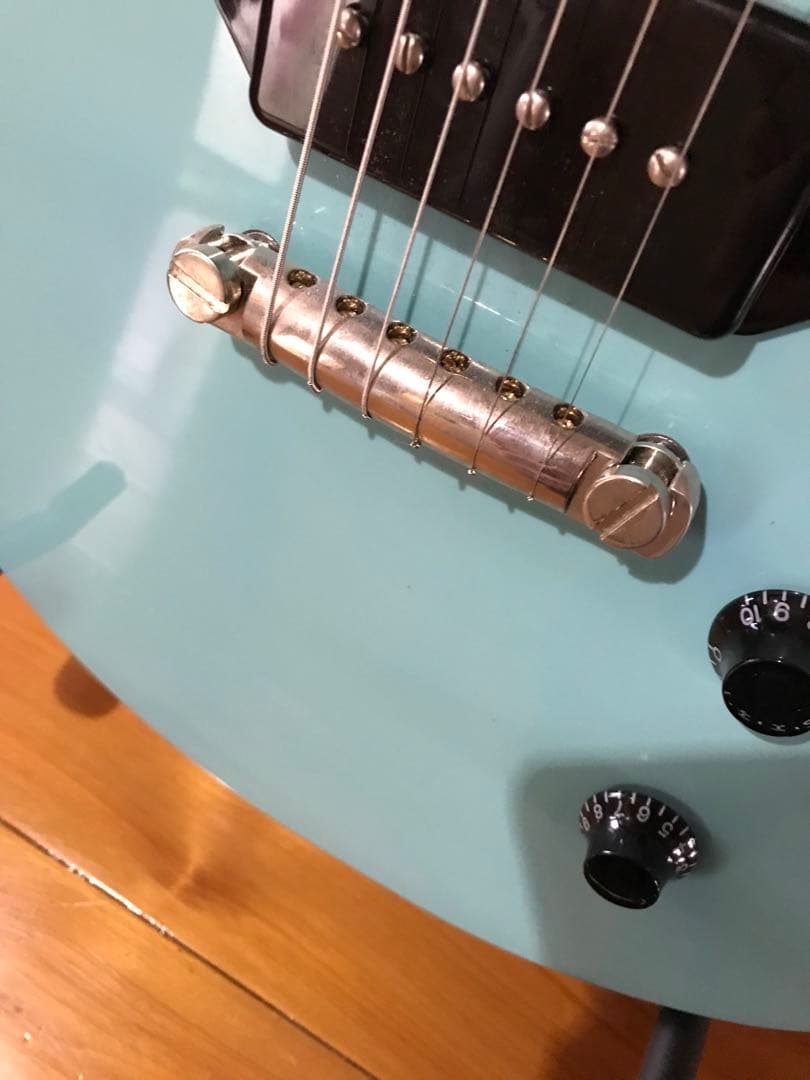 ギター Harley Benton DC-Junior FAT Benton Blue