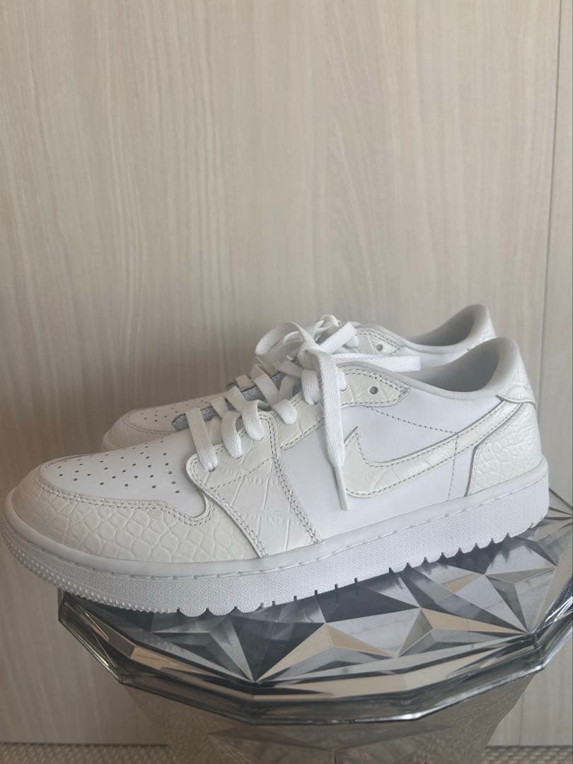 NIKE AIR JORDAN 1 LOW GOLF white 27センチ