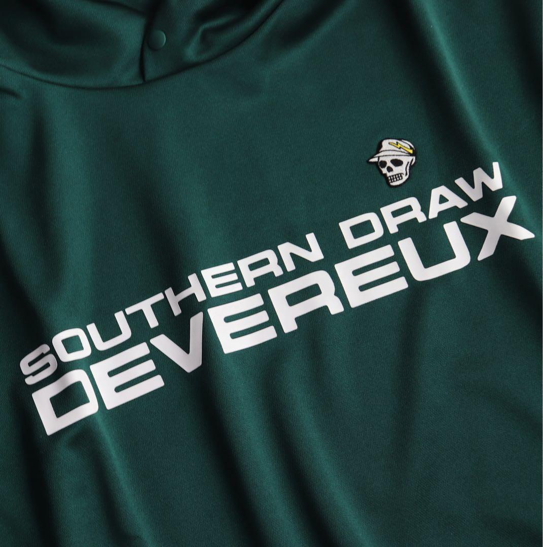 《デヴァローゴルフ》未使用 ビッグメッセージチェッカーフーディ ゴルフウェア L