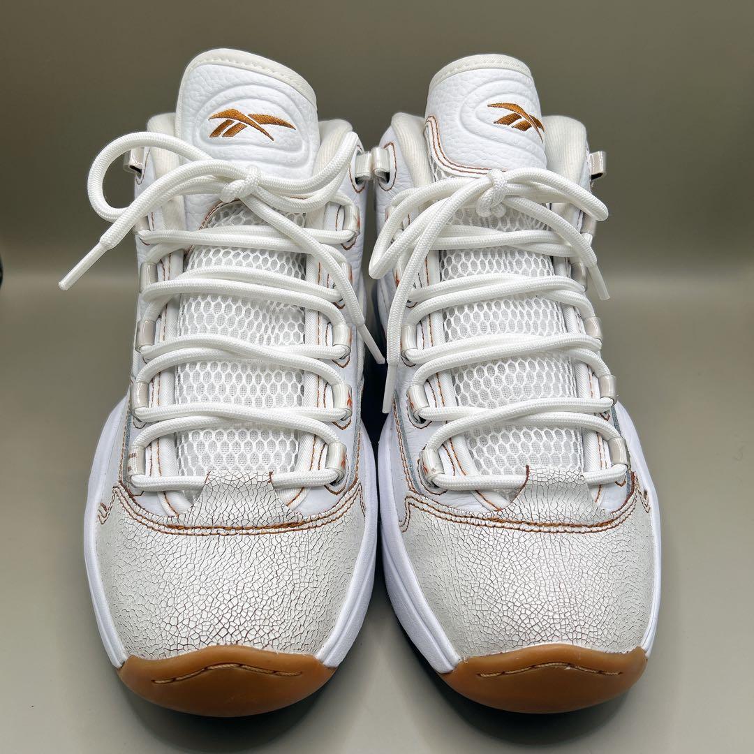 ★Reebok★QUESTION MID 27cm ホワイト ブラウン