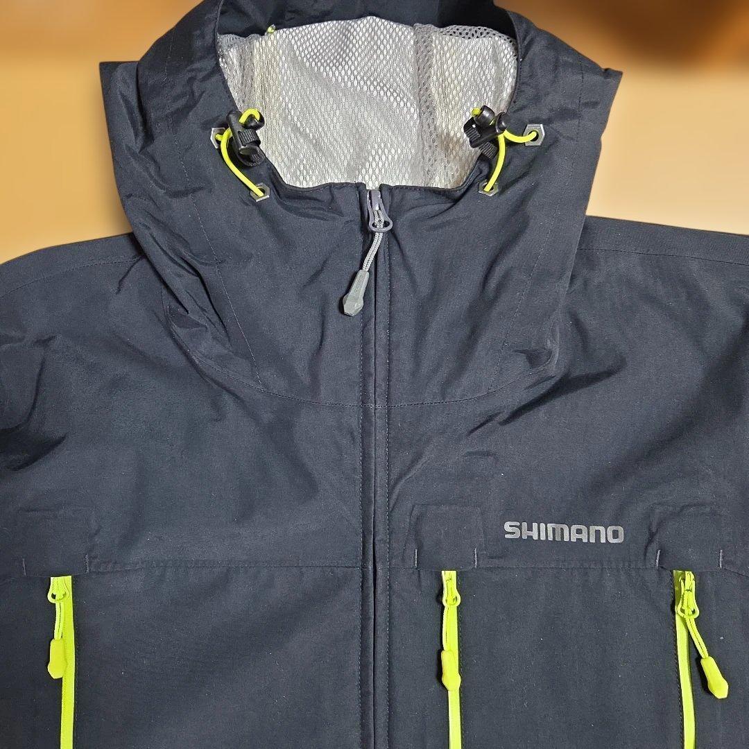 ㉛美品シマノレインスーツ レインウエア DSエクスプローラー L ベージュカモ
