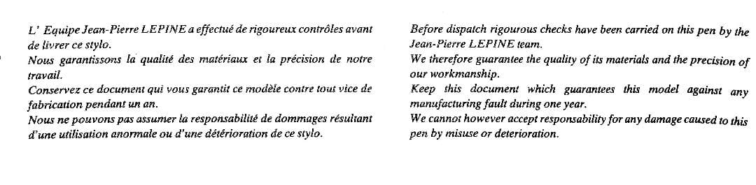 Jean Pierre LEPINE 銀ペン 925 スターリングシルバー