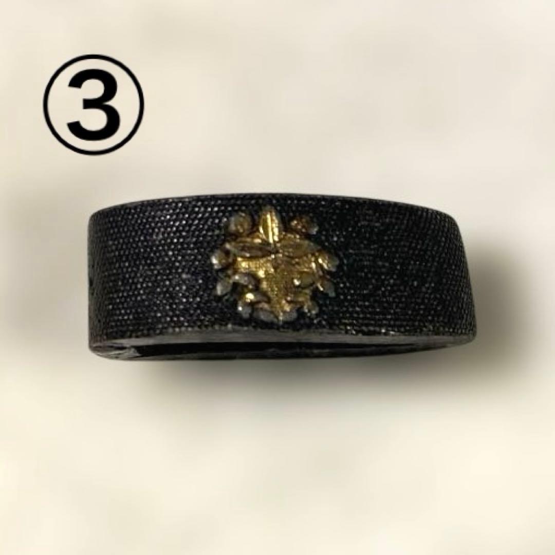 B-82 縁　3個セット　武具　刀装具　骨董品　時代物　日本　美術品　工芸品