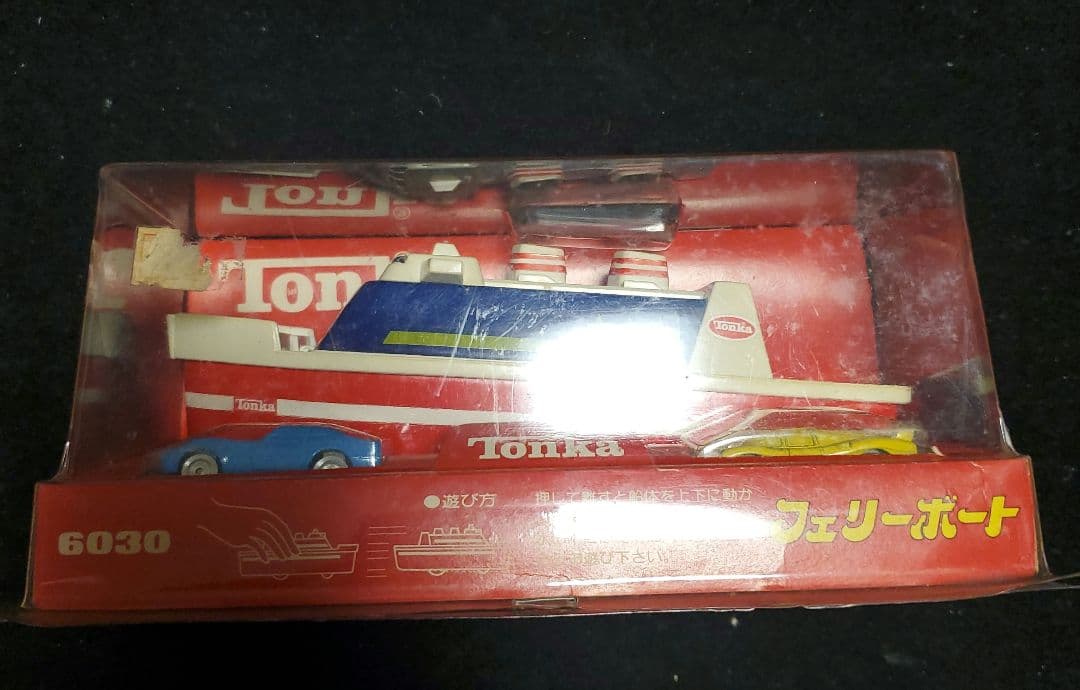 【昭和レトロ新品未開封】希少品 Tonka フェリーボート 船 客船 トンカ