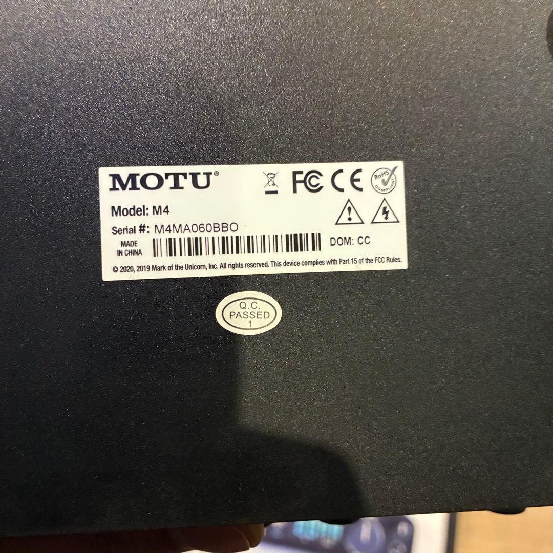 【送料込】MOTU M4 オーディオインターフェイス