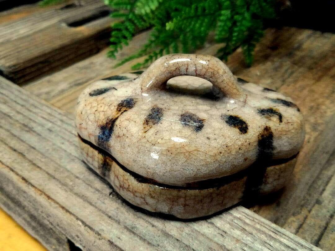 ♥志野　香合　桐箱付き　骨董品