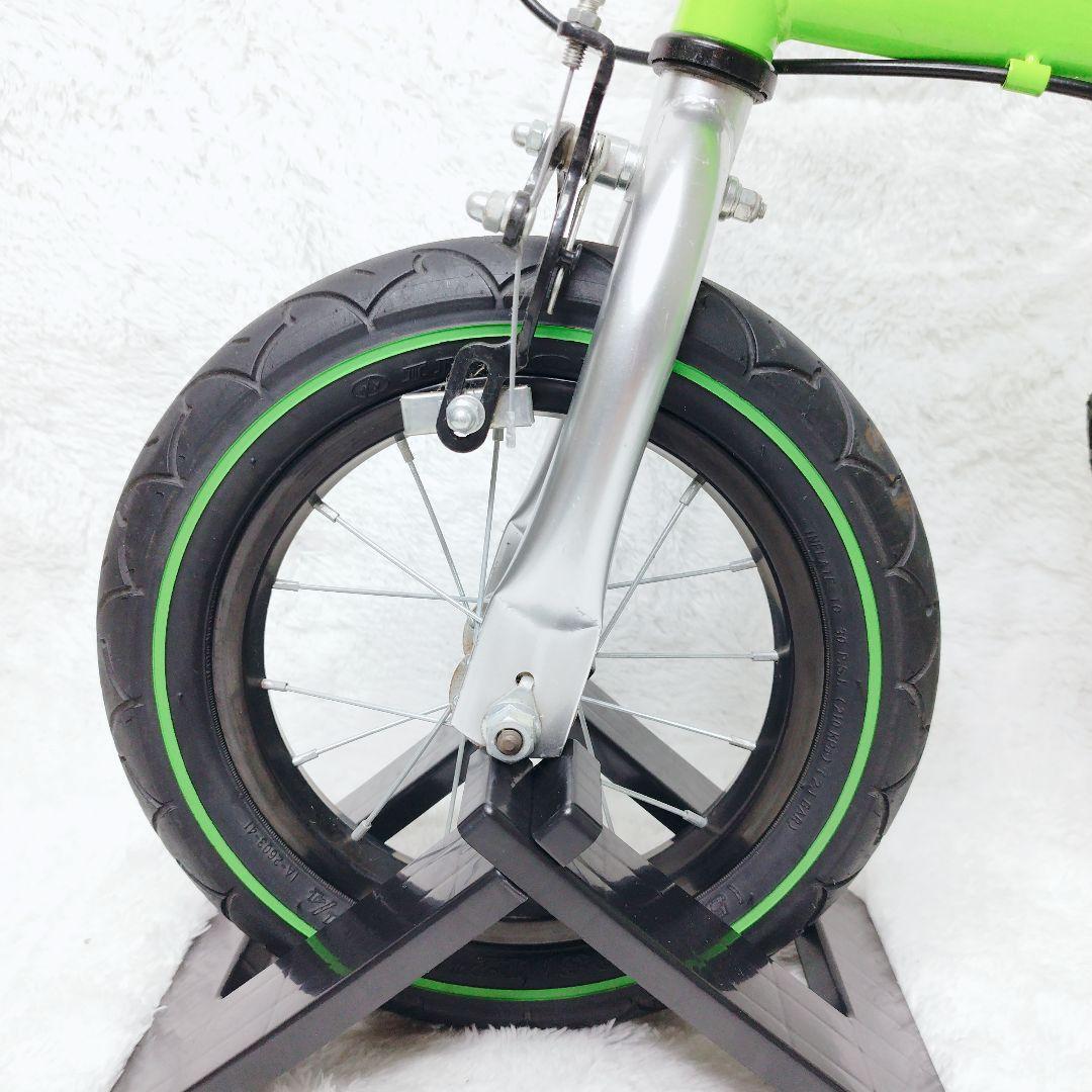 へんしんバイク 12インチ キッズバイク 希少カラー グリーン