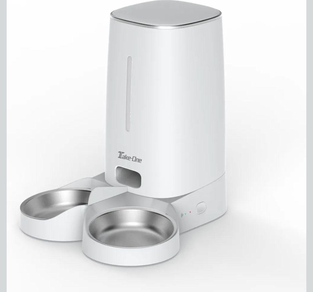 【新品】Take-One P2W 自動給餌器 2匹用 ペット供給器 犬猫 スマホ