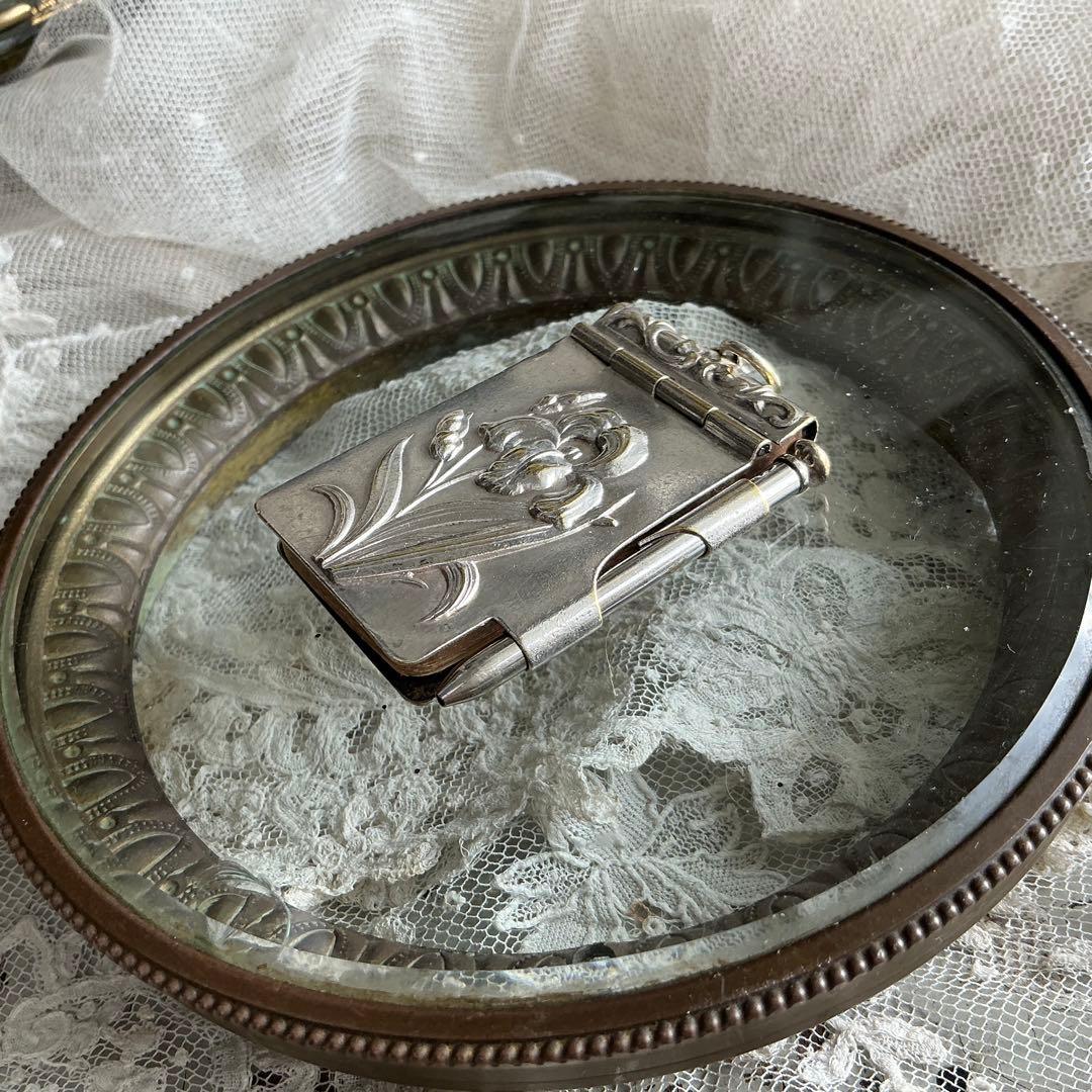 【C】フランスアンティーク　希少　アイリス　カルネドバル　シルバープレート