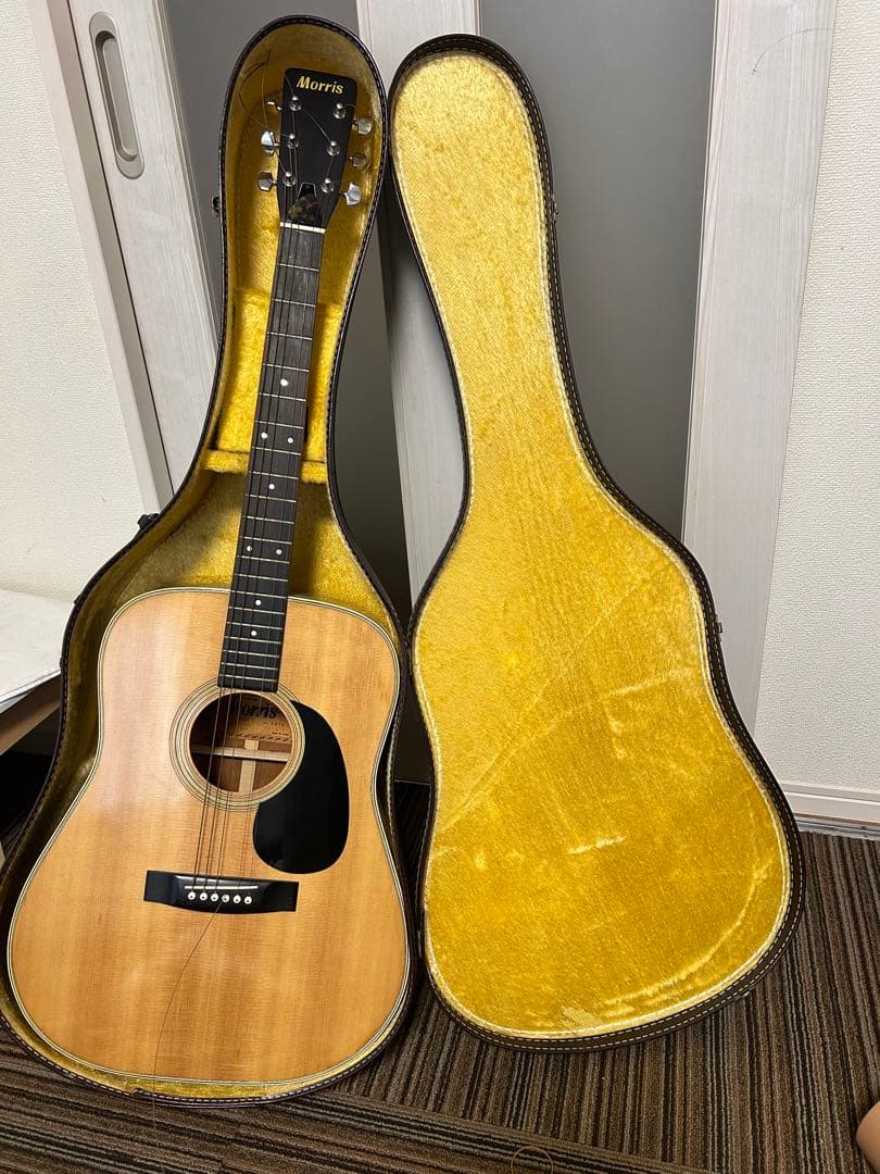 緑8233 Morris モーリス　ギター　W-20 ハードケース付