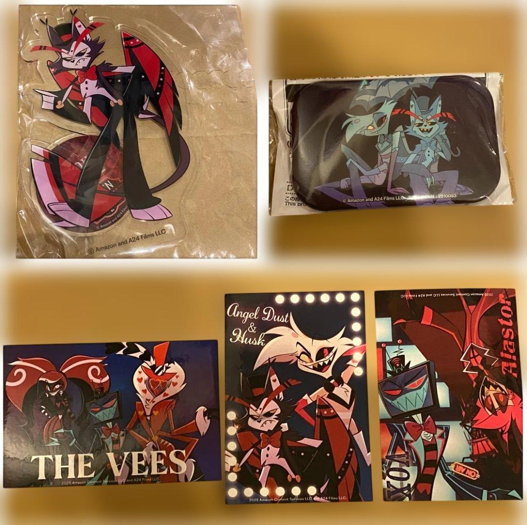 ハズビンホテル A賞アクリルスタンド 缶バッジ ポストカード ハスク