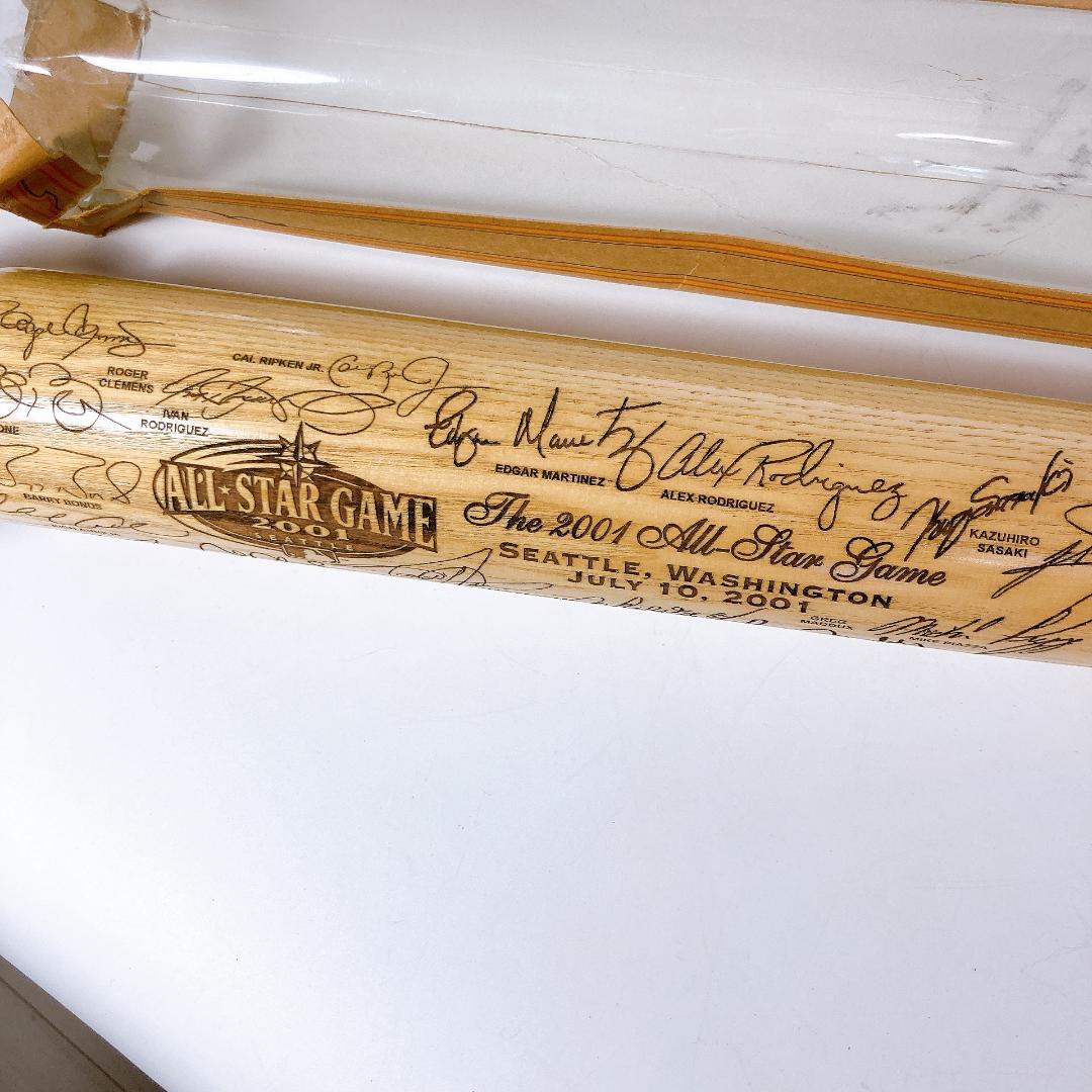 MLB オールスターゲーム 記念バット 2001 イチローサイン有り|3099|