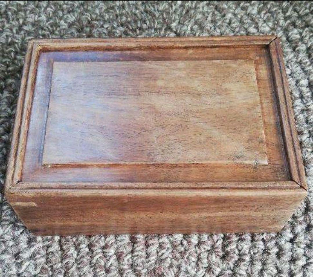 最終値下げ貴重中国骨董旧蔵した古董品書道具中国清の時代唐木黄壇印箱重たい硬木文箱