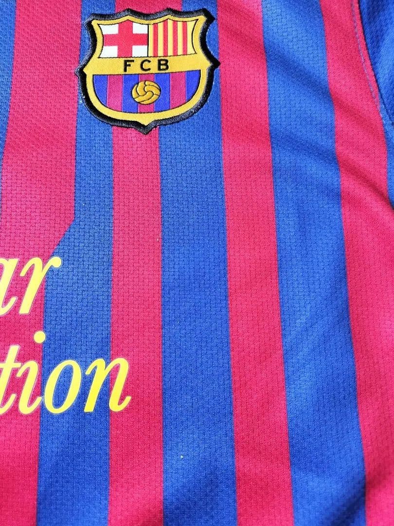 希少キッズ、女性向け★バルセロナ　シャビ　ユニフォーム　キッズＬ　155サイズ