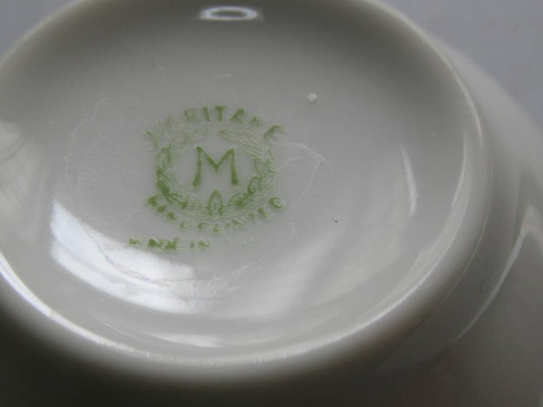 ◆美品 大正後期 定価4万！オールドノリタケ 金彩金盛 薔薇 カップ＆プレート