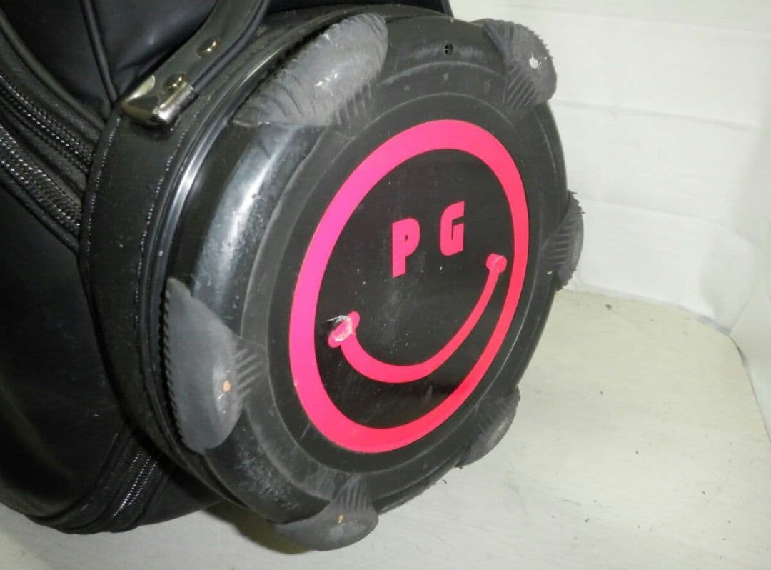 パーリーゲイツ★9.0型★完売品★中古★スタッフ(BK)ゴルフ キャディバック