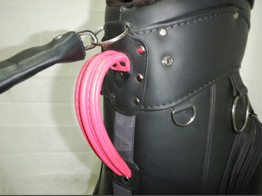 パーリーゲイツ★9.0型★完売品★中古★スタッフ(BK)ゴルフ キャディバック