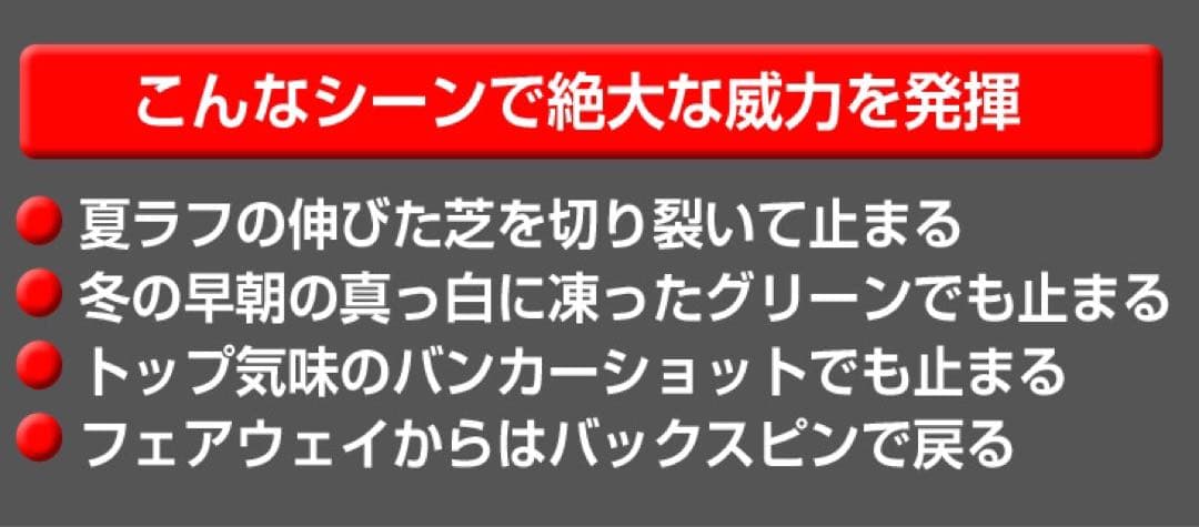 【左 希少品】世界最多角溝で超絶バックスピン! ダイナミクス ハイスピンウェッジ