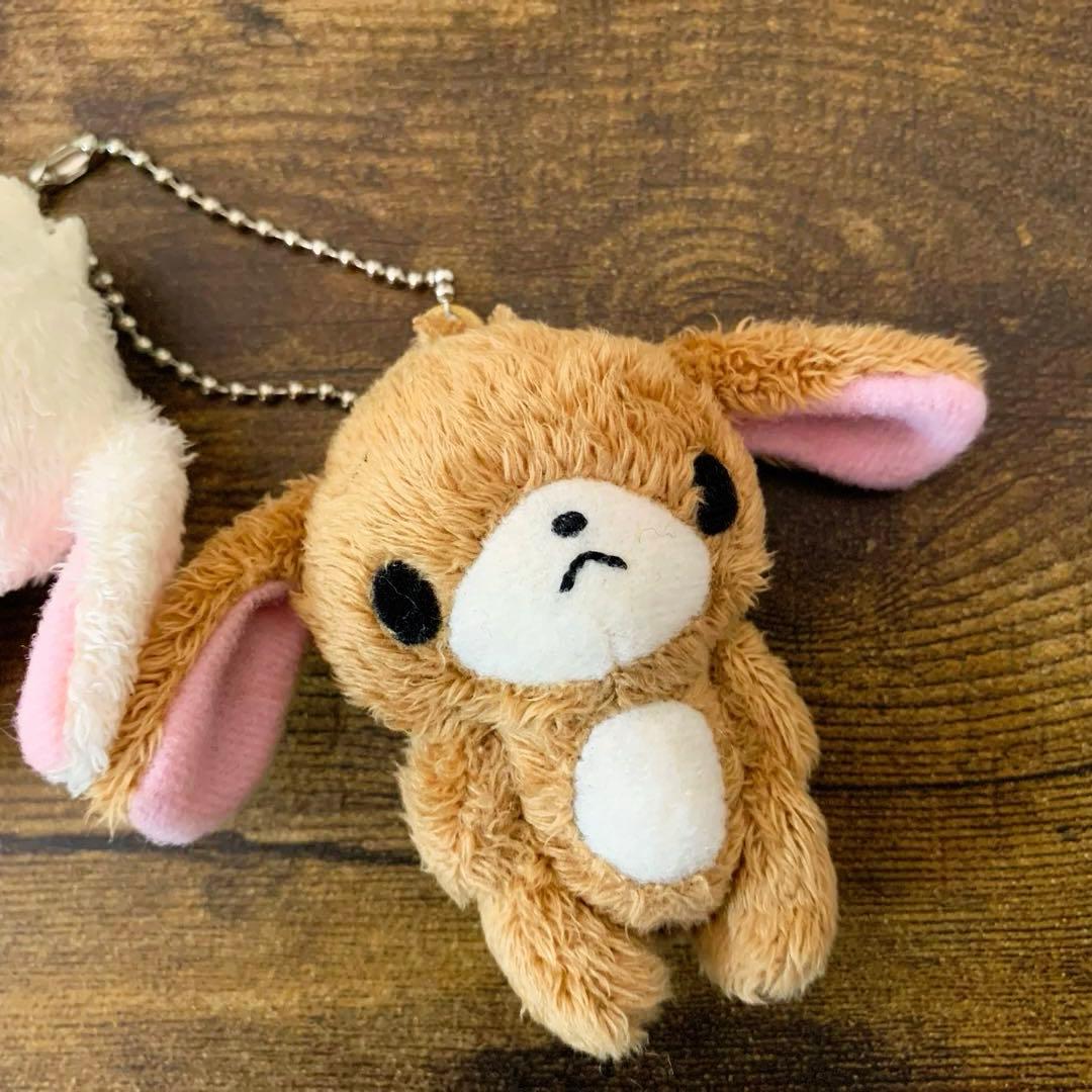 ★希少レア★ シュガーバニーズ　ペアマスコット　ぬいぐるみ　ボールチェーン　初期