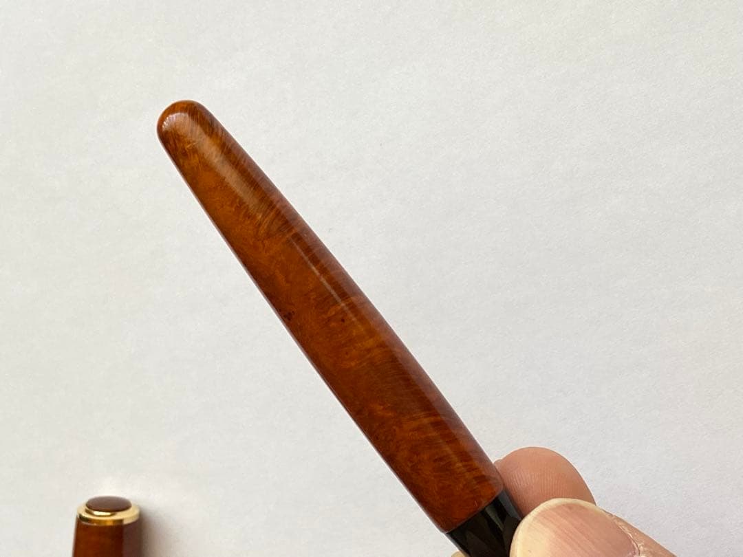 【廃番品】プラチナ万年筆　旧型ブライヤー#3776 14K 細字　コンバーター付