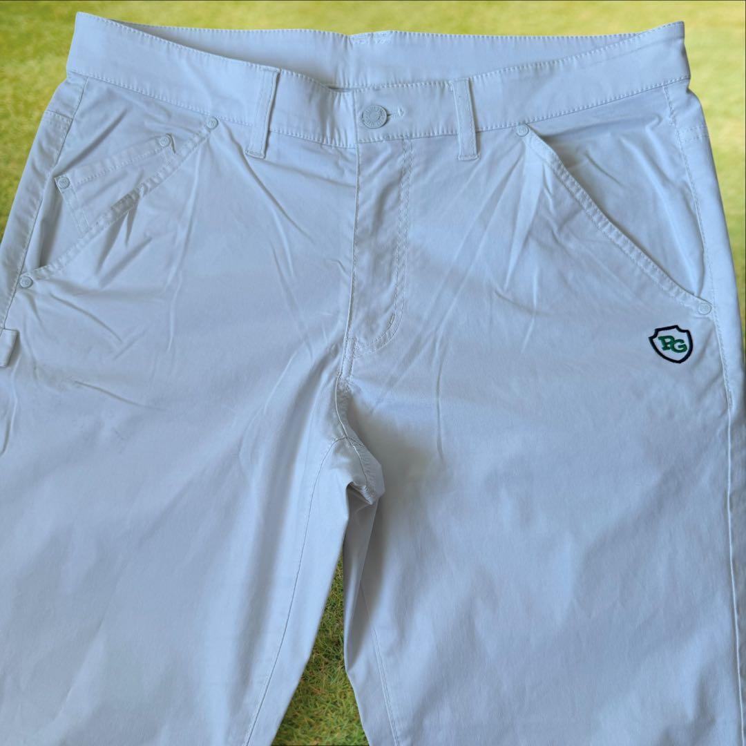 パーリーゲイツ　ジョガーパンツ　L〜XL相当 白　ホワイト　ストレッチ素材　5