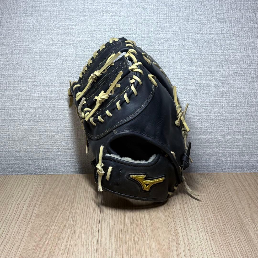 Mizuno ミズノプロ 軟式 ファーストミット 小指2本 クロス締め 左投げ