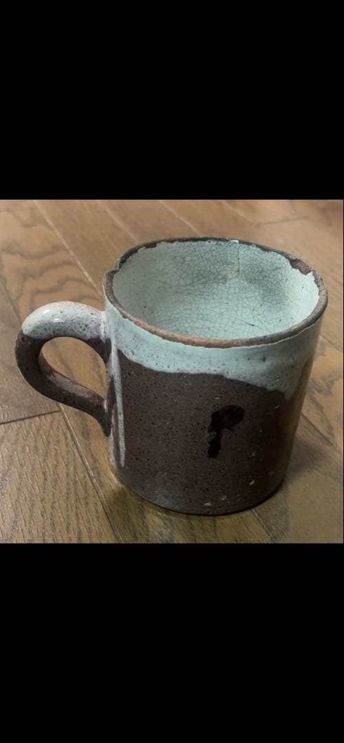 フランスアンティーク　キュノワールマグカップ(シードル用カップ)／CulNoir