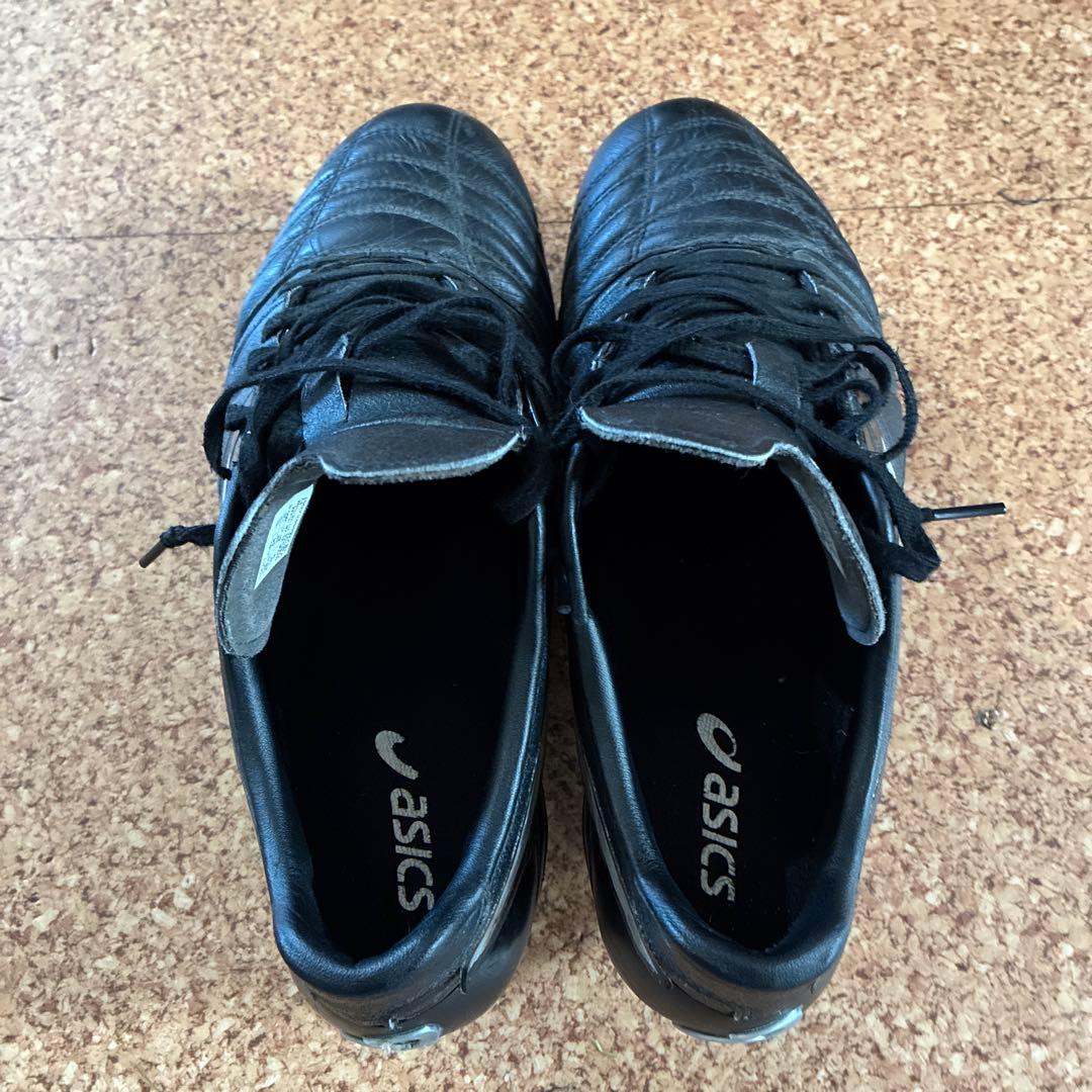 asics サッカーシューズ 黒 鉄スパイク　取り替え