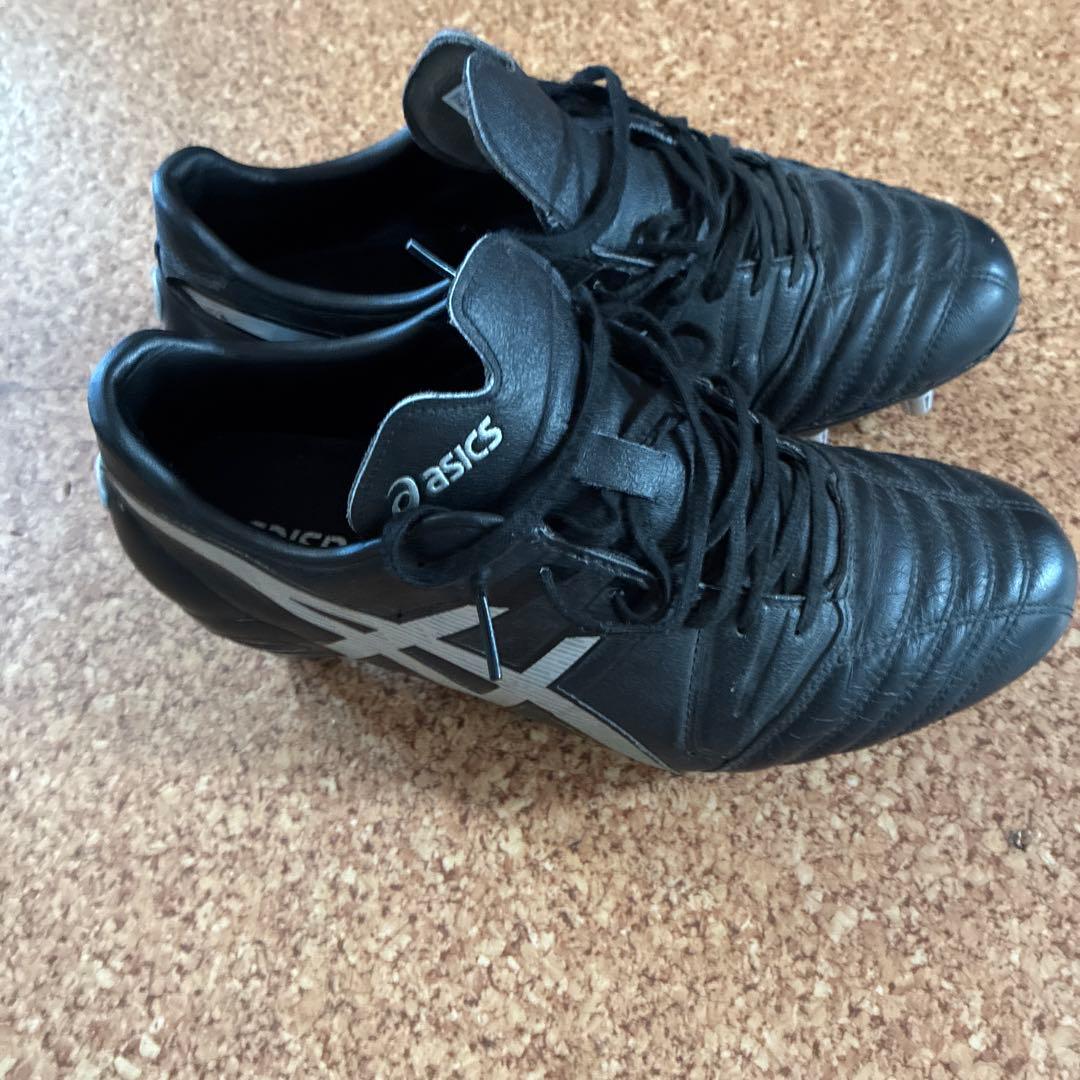 asics サッカーシューズ 黒 鉄スパイク　取り替え