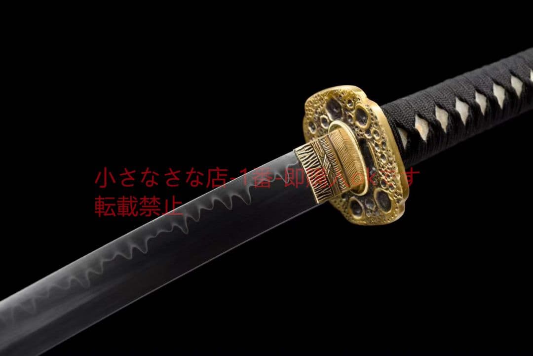 銅装T 10焼刃牛角鞘『嫦娥奔月』古兵器 武具 刀装具 日本刀 模造刀 居合刀