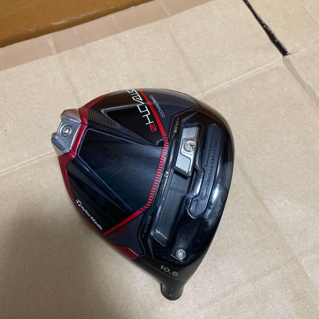 テーラーメイドstealth2plusヘッドのみヘッドカバー付き